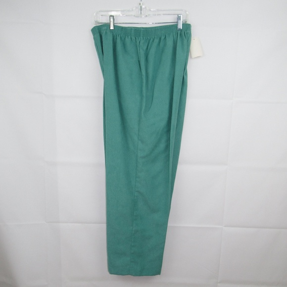 Alfred Dunner Casual Pants Size 16 Elastic Waist - Picture 2 of 5